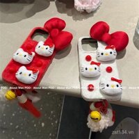 Ốp lưng điện thoại Nhật Hàn phù hợp với 16 promax15 iPhone13 mẫu mới 14 sành điệu nữ màu đỏ ba chấm đỏ tròn tròn