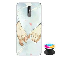 Ốp lưng điện thoại Nokia 3.2 hình Nắm Lấy Tay Anh tặng kèm giá đỡ điện thoại iCase xinh xắn - Hàng chính hãng