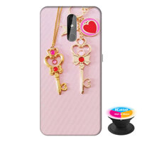 Ốp lưng điện thoại Nokia 3.2 hình Chìa Khóa Tình Yêu tặng kèm giá đỡ điện thoại iCase xinh xắn - Hàng chính hãng
