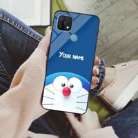Ốp lưng điện thoại OPPO A15, A15s - Doraemon edition, chất liệu kính cường lực