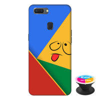 Ốp lưng điện thoại Oppo A5S hình Mặt Người Mẫu 2 tặng kèm giá đỡ điện thoại iCase xinh xắn - Hàng chính hãng