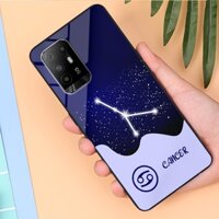 Ốp lưng điện thoại OPPO F19 Pro Plus - Cung hoàng đạo, chất liệu kính cường lực