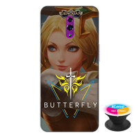Ốp lưng điện thoại Oppo Reno hình BUTTERFLY tặng kèm giá đỡ điện thoại iCase xinh xắn - Hàng chính hãng