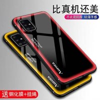 Ốp lưng điện thoại Samsung vỏ kính chống rơi siêu mỏng đơn giản cá tính Galaxy A51/A71/A70