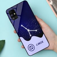 Ốp lưng điện thoại Samsung Galaxy M51 - Cung Hoàng Đạo, chất liệu kính cường lực