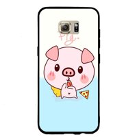 Ốp lưng điện thoại Samsung Galaxy S7 Edge - viền TPU Dẻo - 02048 0370 PIG03 [bonus]