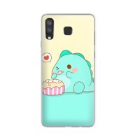 Ốp lưng điện thoại Samsung Galaxy A8 star - 01033 7872 DINOSAURS03 - Silicone Dẻo in hình khủng long godzilla chibi