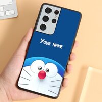 Ốp lưng điện thoại Samsung Galaxy S21 Ultra - Doraemon edition, chất liệu kính cường lực