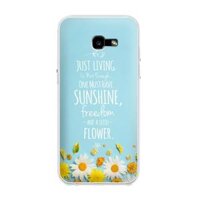 Ốp lưng điện thoại Samsung Galaxy A3 2017 - A320 - 01020 7811 Cúc Họa Mi 03 - Silicone dẻo - Hàng Chính Hãng