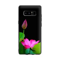 Ốp lưng điện thoại Samsung Galaxy Note 8 - 02043 7883 HOASEN08 - Viền TPU Dẻo in hình hoa sen