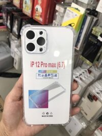 Ốp Lưng Điện Thoại Trong Suốt Có Viền Chống Sốc, Bảo Vệ Mặt Lưng, Màn Hình, Camera Cho iPhone 6 7 8 PLUS X XS XR 11 PRO MAX - DT042 - 13pro