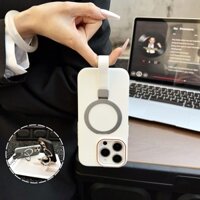 Ốp lưng điện thoại từ tính có khóa nhẫn đeo tay mờ chất lượng cao cho iPhone 16 15 14 13 12 Pro Max ốp lưng iphone