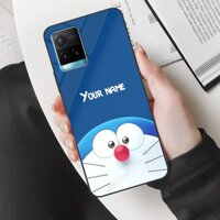 Ốp lưng điện thoại Vivo Y33T - Doraemon edition, chất liệu kính cường lực