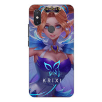 Ốp lưng điện thoại Xiaomi Mi 8 SE hình KRIXI Xanh - Hàng chính hãng