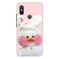 Ốp lưng điện thoại Xiaomi Mi 8 SE hình Vịt Bông Lalafanfan Mẫu 4 - Hàng chính hãng