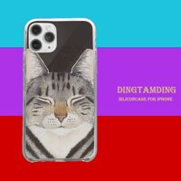 Ốp lưng dingtamding mèo ngủ dành cho Iphone 7 - Iphone 12 pro max CAT20210156 - Ip 78 PLUS