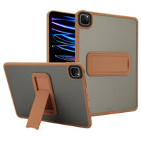 Ốp Lưng Đứng Cho iPad Thế Hệ 10 Air Pro Mini 4 5 6 7 8 9 10.2 10.9 11 inch Matte Tablet Case Chân Đế Cứng Giá Đỡ Bao