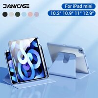 Ốp Lưng Đứng Danycase Cho 11th A16 iPad Air 11 '' 13 "M3 2025 Pro 11 13 M4 Air 4 / 5 10.9 Cover Pro 12.9 Mini 6 Mini 7 8.3 '' 2024 10.2 7 / 8 / 9th Generation 360° Vỏ xoay