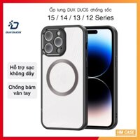 Ốp lưng DUX DUCIS iPhone 15/ 15 Plus/ 15 Pro/ Max/ 14/ 14 Plus/ 14 Pro/ Max/ 13/ 12 Series (AIMO MAG) Hỗ trợ sạc ko dây