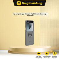 Ốp lưng Galaxy Z Flip6 Silicone kèm vòng Samsung