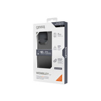 Ốp lưng Gear4 Wembley Flip iPhone - Công nghệ chống sốc độc quyền D3O, kháng khuẩn, tương thích tốt với sóng 5G - Hàng chính hãng - Black - iPhone 12 Pro Max
