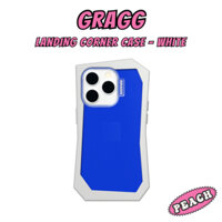 Ốp lưng góc hạ cánh GRAGG màu trắng iPhone 15 14 13 12 Pro Max Plus