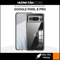 Ốp lưng google pixel 8 pro chống sốc CLEAR COLOR VER 4 trong suốt không ố vàng bảo vệ camera phụ kiện huỳnh tân store