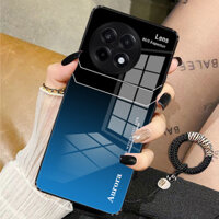 Ốp lưng gradient Aurora cho OnePlus Ace5, kính chống bụi bẩn, vỏ có giá trị cao, thương hiệu thời trang, sang trọng nhẹ nhàng, cá nhân hóa và đơn giản