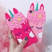 Ốp lưng HaiKant IPhone X 5 5s SE 6 6s 7 8 Plus Phim hoạt hình ❥ ❈ Vỏ Unicorn