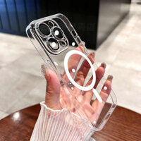 ốp lưng hàn quốc ốp lưng iphone 12 pro max Ốp điện thoại dùng cho IPhone 15 vỏ bảo vệ hút từ siêu mỏng iPhone15promax mẫu mới ốp bảo vệ chống rơi bao toàn bộ IPhone 14/16 13PM đơn giản trong suốt thời trang instagram thời trang chống vân tay