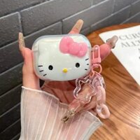 Ốp lưng Hello Kitty Airpods 1 / 2 / 3 dễ thương Airpods Pro Vỏ silicon chống sốc Tai nghe không dây bảo vệ