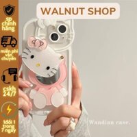 Ốp lưng hello kitty kèm gương xoay Iphone 7plus đến 13promax | ốp lưng mới nhất 2022