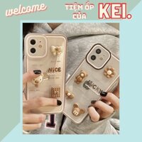 Ốp lưng hình gấu nổi xinh cực xinh bảo vệ camera dành cho nhiều dòng máy của Iphone/samsung/oppo/realme/vivo/xiaomi