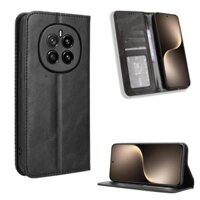 Ốp lưng Honor Magic 7 Pro 5G Vintage Flip Cover Magic7 5G Từ Ví Bao Da PU Hộp Đựng Thẻ