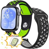 Ốp lưng Huawei Watch Fit 3 Vỏ bảo vệ màn hình Vỏ dây đeo đồng hồ thông minh Vỏ bọc cho Huawei Watch Fit3 Smartwatch Dây đeo cổ tay mềm Dây đeo cổ tay phát hành nhanh Phụ kiện vòng đeo tay