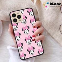 Ốp lưng iCase dành cho iPhone 12 Pro Max chất liệu viền dẻo lưng cứng nhám TPU có hai lỗ xỏ dây đeo in nổi 4D hình bộ sưu tập HOAT HINH 29