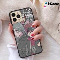 Ốp lưng iCase dành cho iPhone 12 Pro Max chất liệu viền dẻo lưng cứng nhám TPU có hai lỗ xỏ dây đeo in nổi 4D hình bộ sưu tập Truyen Tranh 22