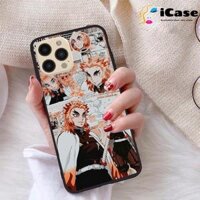 Ốp lưng iCase dành cho iPhone 12 Pro Max chất liệu viền dẻo lưng cứng nhám TPU có hai lỗ xỏ dây đeo in nổi 4D hình bộ sưu tập Truyen Tranh 02