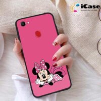 Ốp lưng iCase dành cho Oppo F7 chất liệu viền dẻo lưng cứng nhám TPU có hai lỗ xỏ dây đeo in nổi 4D hình bộ sưu tập HOAT HINH 30