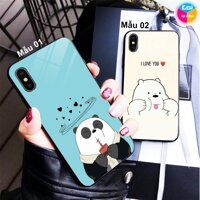 Ốp lưng iCase dành cho Xiaomi Mi A2 viền dẻo TPU BST Chúng ta là Gấu [bonus]