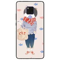 Ốp lưng in cho Huawei Mate 20 Mẫu Ngươi Meo