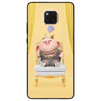 Ốp lưng in cho Huawei Mate 20 Mẫu Heo Vua