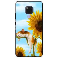 Ốp lưng in cho Huawei Mate 20 Mẫu Mèo Ngủ
