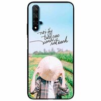 Ốp lưng in cho Huawei Nova 5T Mẫu Lấy Nón
