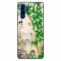 Ốp lưng in cho Huawei P30 Pro Tranh Làng Tre