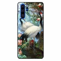 Ốp lưng in cho Huawei P30 Pro Cặp Đôi Hạc