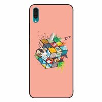Ốp lưng in cho Huawei Y7 Pro 2019 Rubik Cube