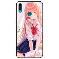 Ốp lưng in cho Huawei Y9 2019 Mẫu Cúc Tím