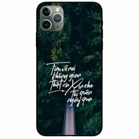 Ốp lưng in cho Iphone 11 Pro Mẫu Tim Vê Nơi Xa