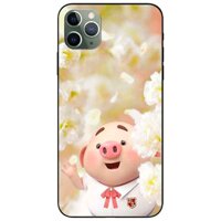 Ôp lưng in cho Iphone 11 Pro Mâu Heo Áo Trắng